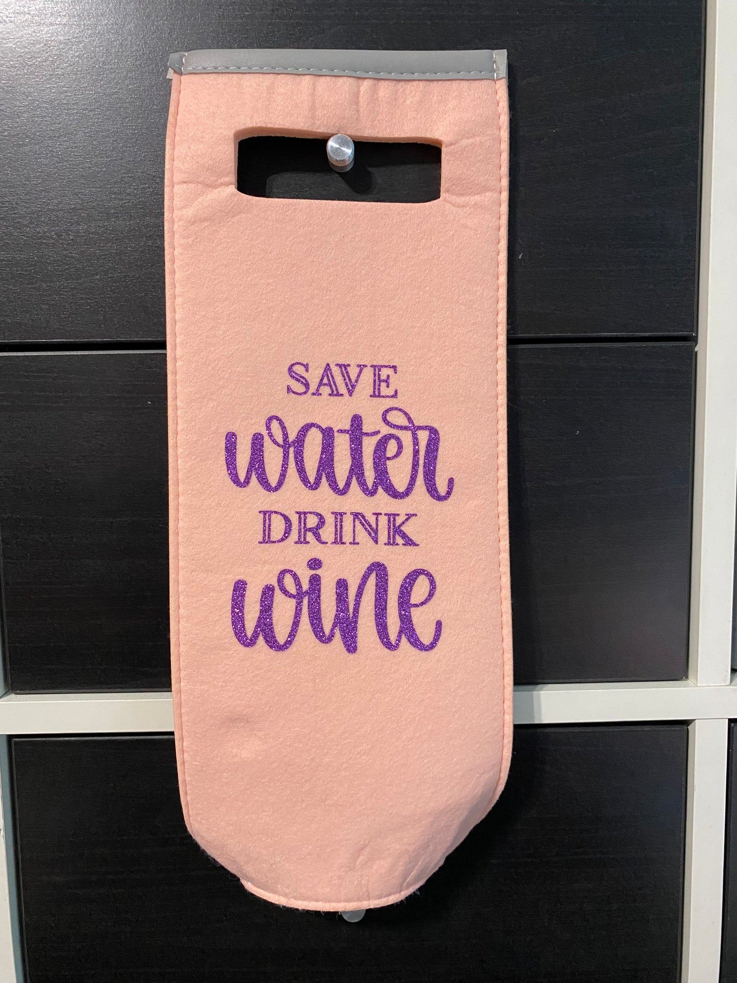 Wine bottle gift bag