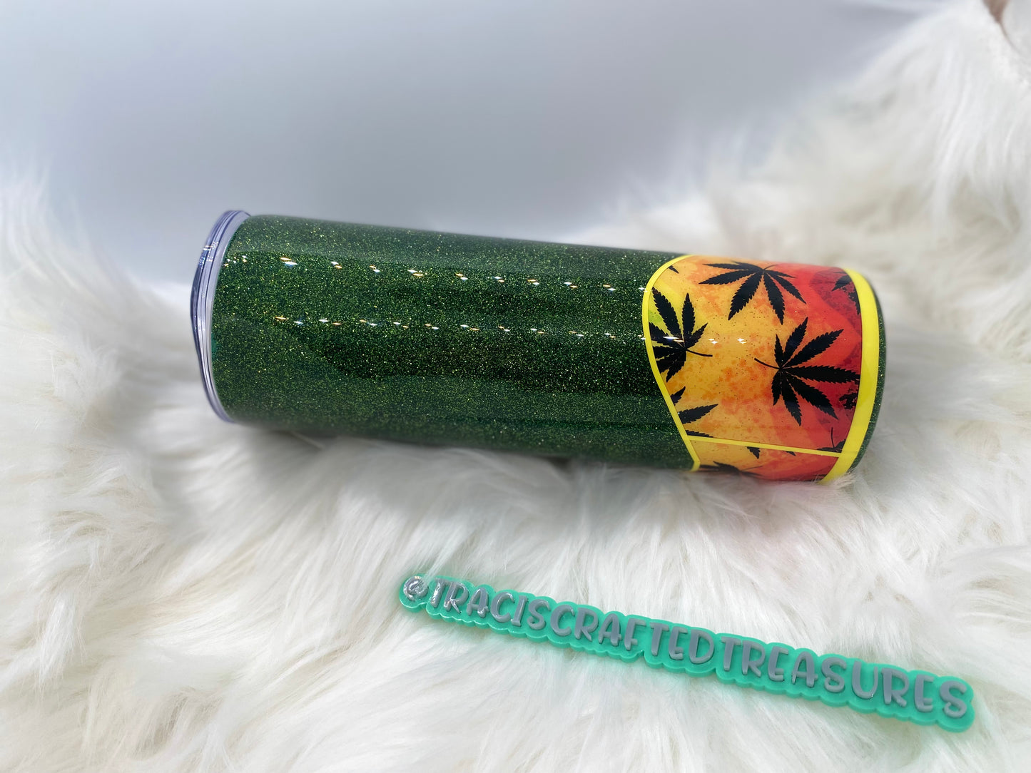 Tarot Stoner 20oz Glitter Tumbler