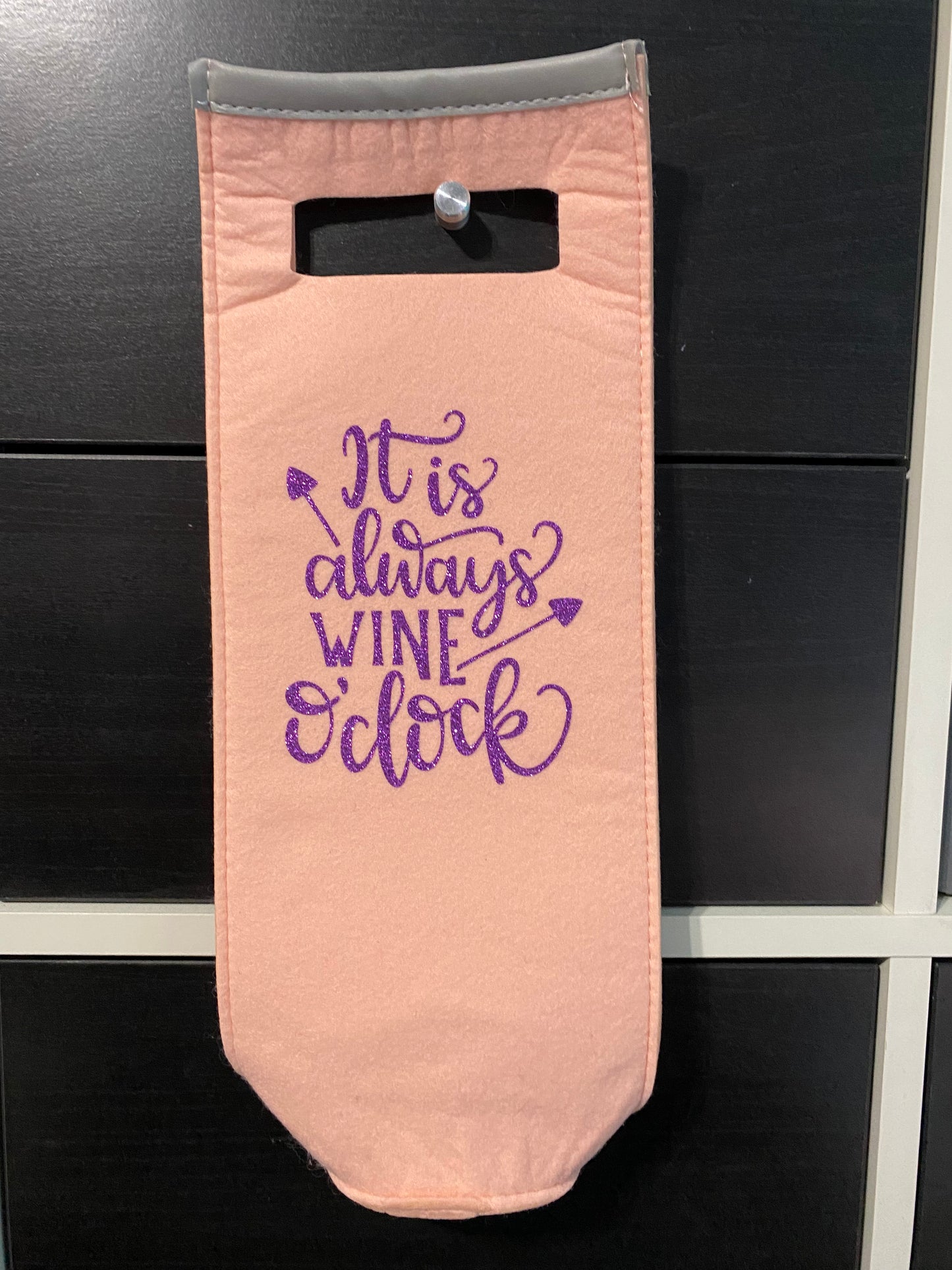 Wine bottle gift bag